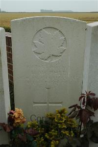 Canada Cemetery Tilloy Les Cambrai - McPhee, H